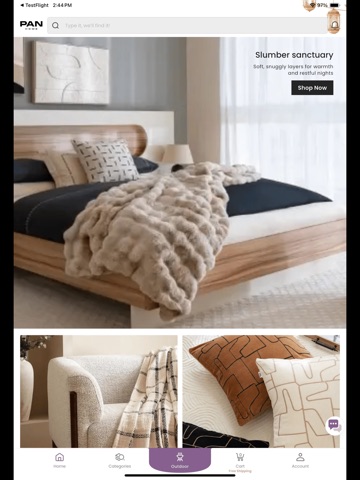 PAN Home – Furniture & Décor iPad screenshot