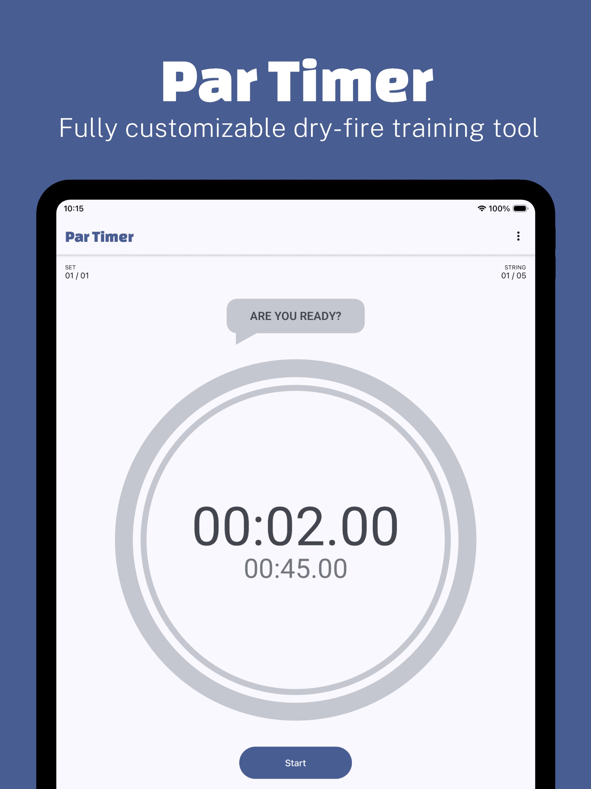 Par Timer: Dry-Fire Trainer screenshot 8