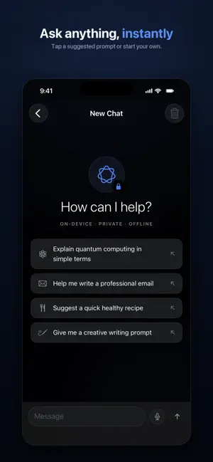 ChatAI - On Device AI screenshot 2