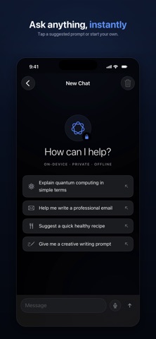 ChatAI - On Device AI screenshot