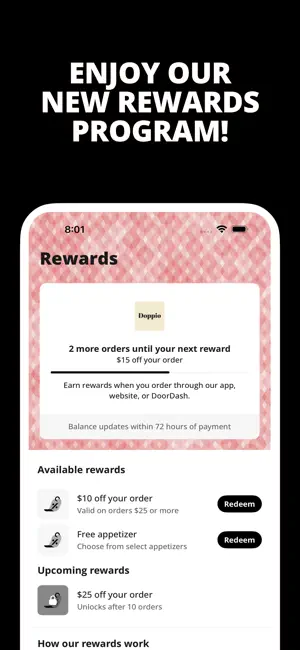 Doppio Coffee App screenshot 3