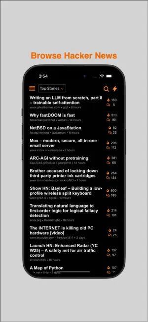 LevelUp for Hacker News screenshot 1
