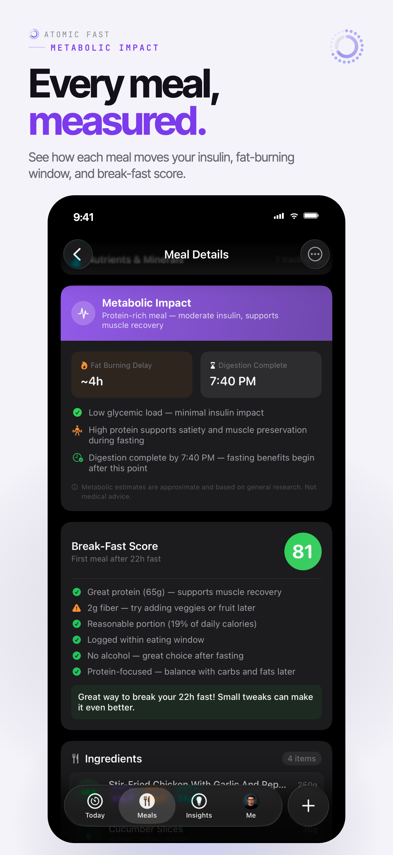 Atomic Fast: Fasting & Diet screenshot 6