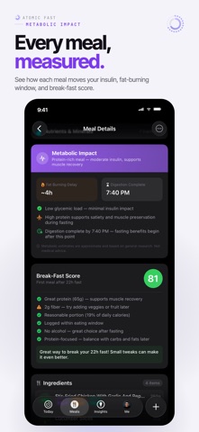 Atomic Fast: Fasting & Diet Screenshot 6 of 10