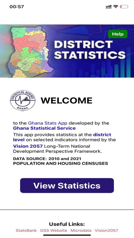 #1. Ghana Stats App (iOS) 由: Ghana Statistical Service