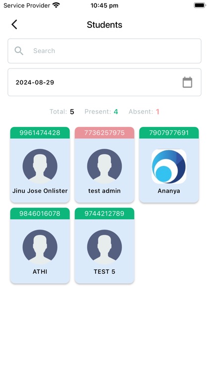 Admin App Onlister