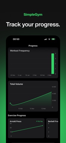 SimpleGym - Log your workouts screenshot