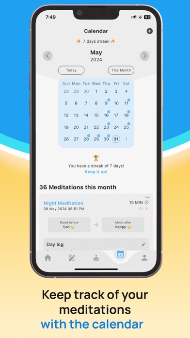 Meditia: Meditation with AI Screenshot