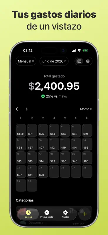 Control de Gastos: DaTrack screenshot 8 of 10