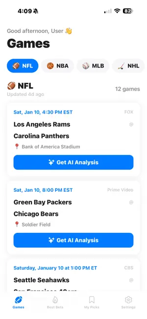 ParlayPick AI screenshot 1