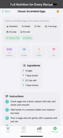 BiteCoach - AI Food Scanner screenshot