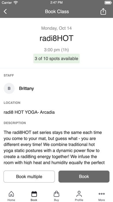 Radi8 Hot Yoga Screenshot