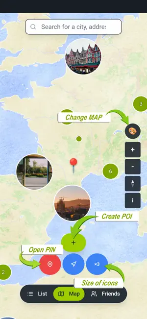 MyPOI - My Favorite Places screenshot 1