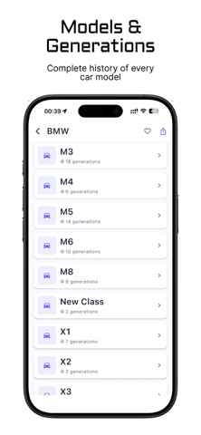 Car Catalog - find your drive iPhone screenshot