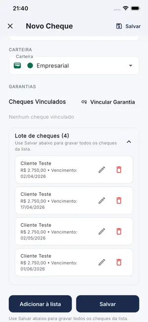 Troca Cheque Fácil screenshot 4