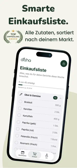 Disha: Wochenplan & Budget iPhone screenshot 4