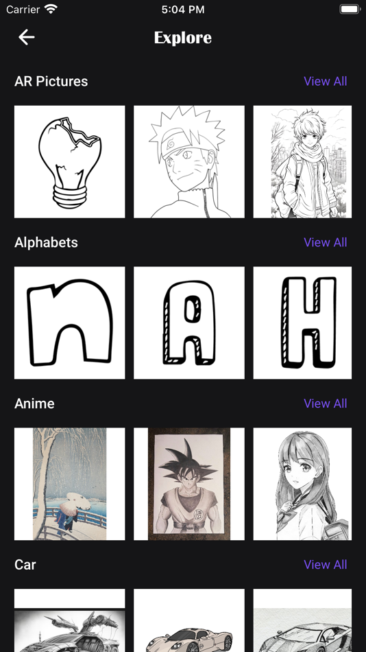 #3. AR Drawing Apps : AR Sketch (iOS) Podle: PRAGATI BYTE