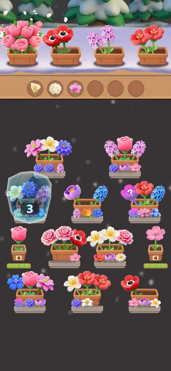 Screenshot #3 pour Bloom Match Story -Flower Sort