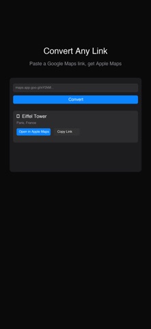 GoToAppleMaps: Place Converter screenshot