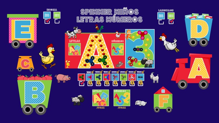 Spinner Kids Letters & Numbers