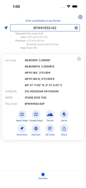 Geo: Convert GPS Coordinates screenshot 3