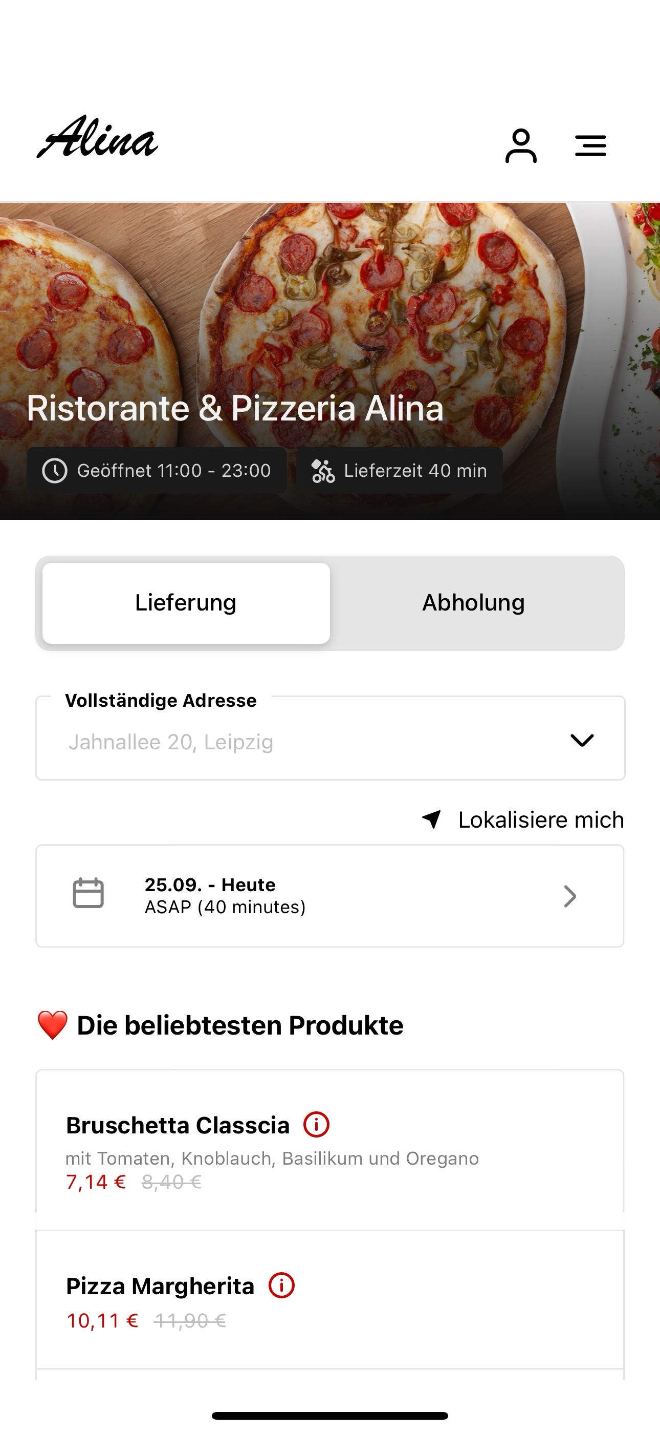 Ristorante & Pizzeria Alina screenshot 3