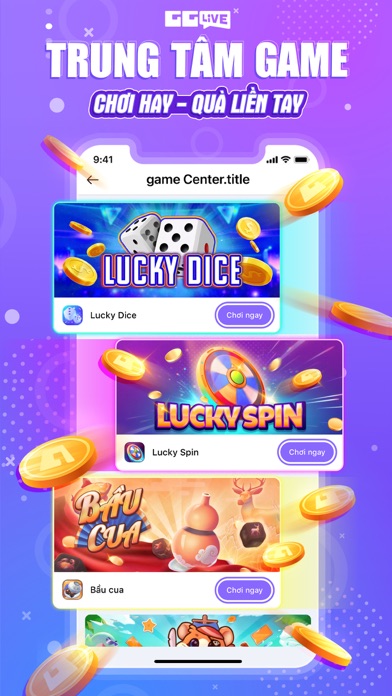 GG Live: Live Chat & Games Screenshot