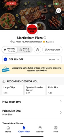Martlesham Pizza screenshot