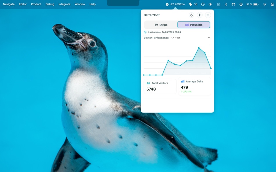 #3. Stripe Desktop Notifications (macOS) 由: Alexandre DEROCQ