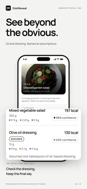 AI Calorie Tracker: DishReveal screenshot 2