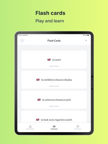 German Verbs by Balconygames iPad screenshot