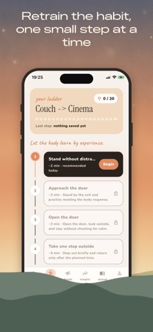 Open Step: OCD & Exposure iPhone screenshot