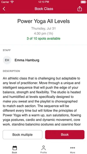 Power Yoga Studios screenshot 3