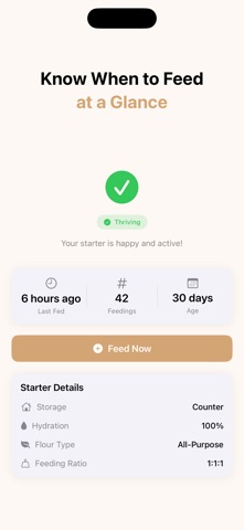 Starter: Sourdough Tracker screenshot