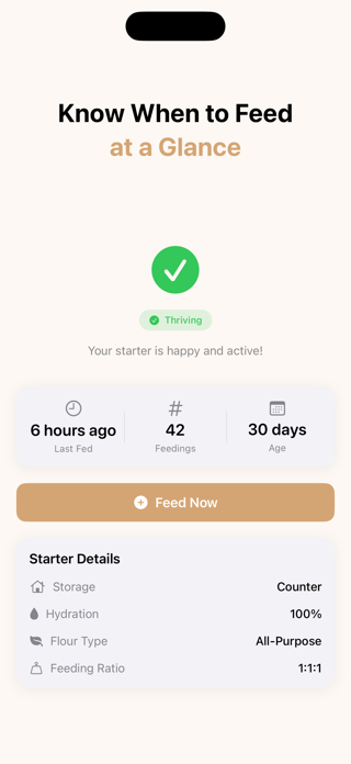 Starter: Sourdough Tracker Screenshot 2 of 6