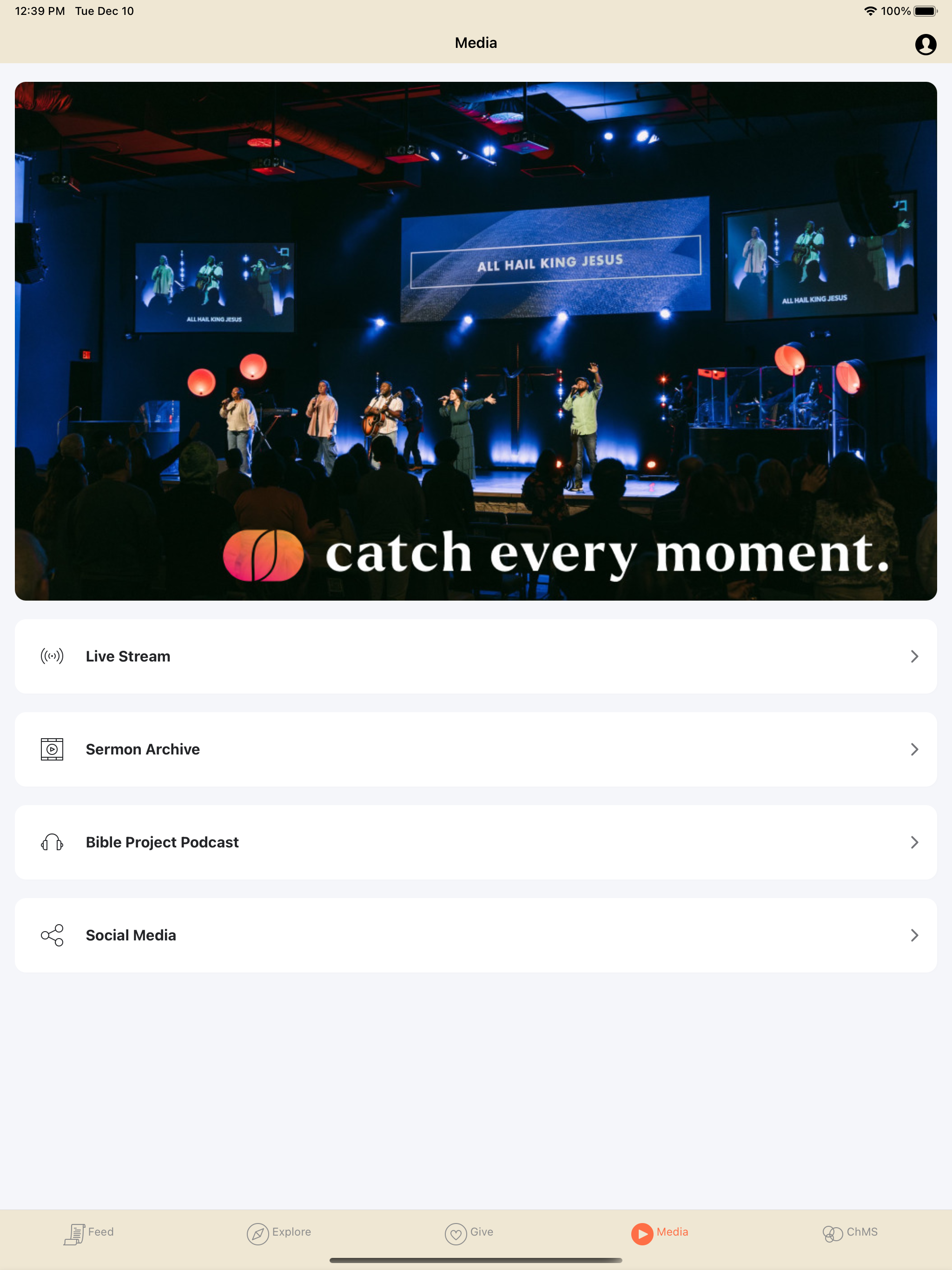 Evangel HP screenshot 5