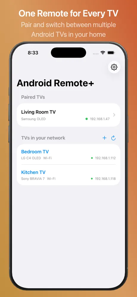 Droid TV Remote+ screenshot 6
