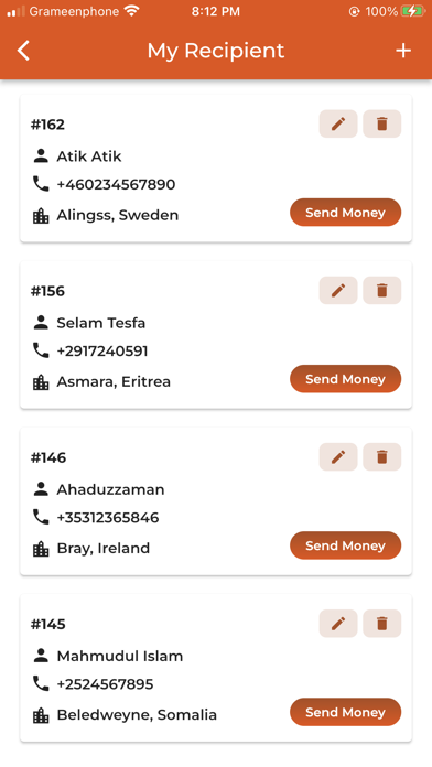 Hidmona Money Transfer Screenshot