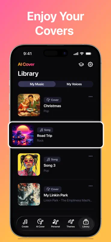 AI Cover: Own Songs Generator screenshot 7 of 7