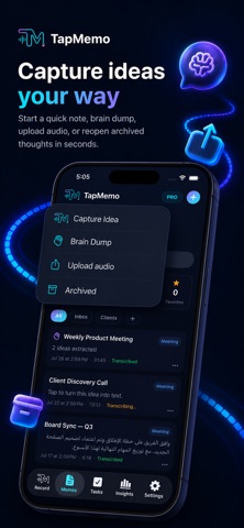 TapMemo: AI Voice Recorder screenshot