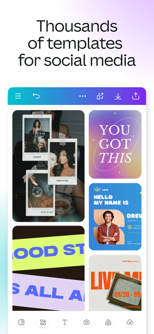 ‎Canva: Foto & Video Editor Screenshot