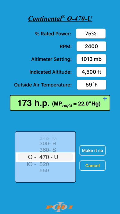 AircraftPower S Screenshot