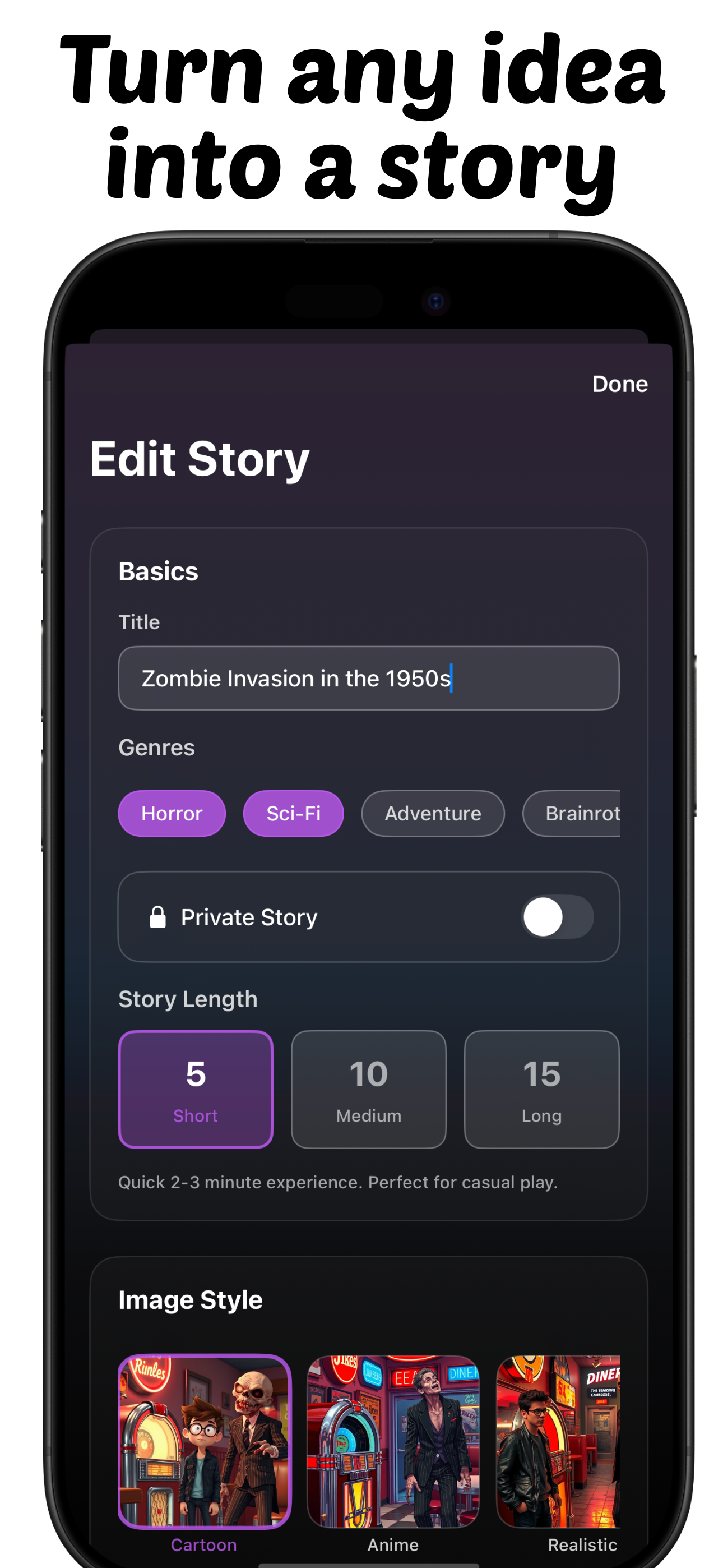 Plotwist: Interactive Stories
