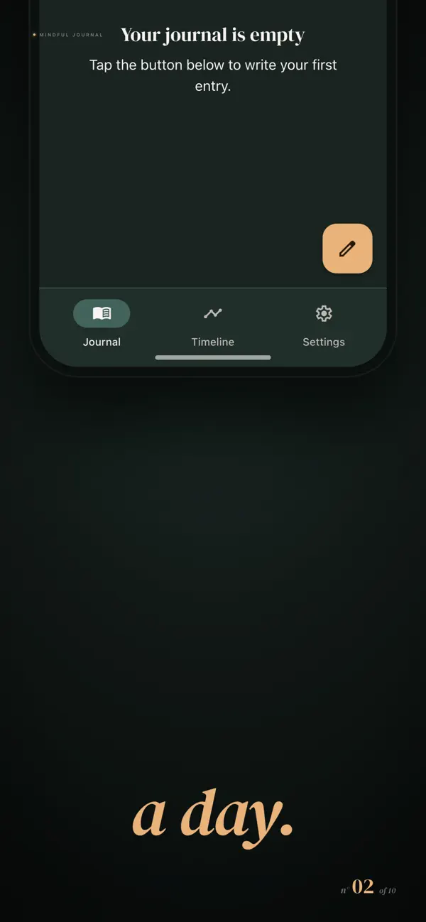 Screenshot #2 pour Mindful Journal Reflect & Grow
