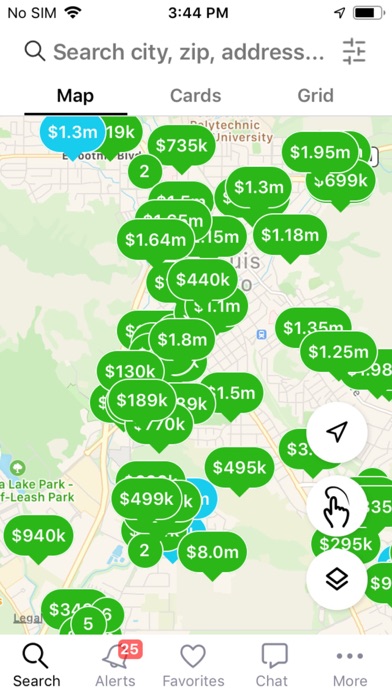 A List Properties Screenshot