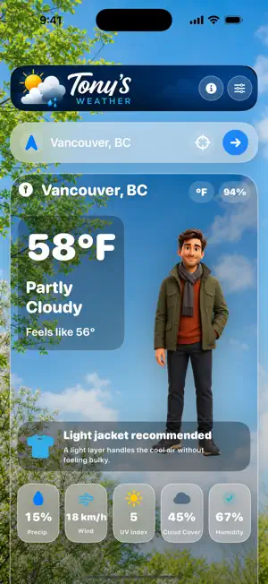 Tony's Weather screenshot 4