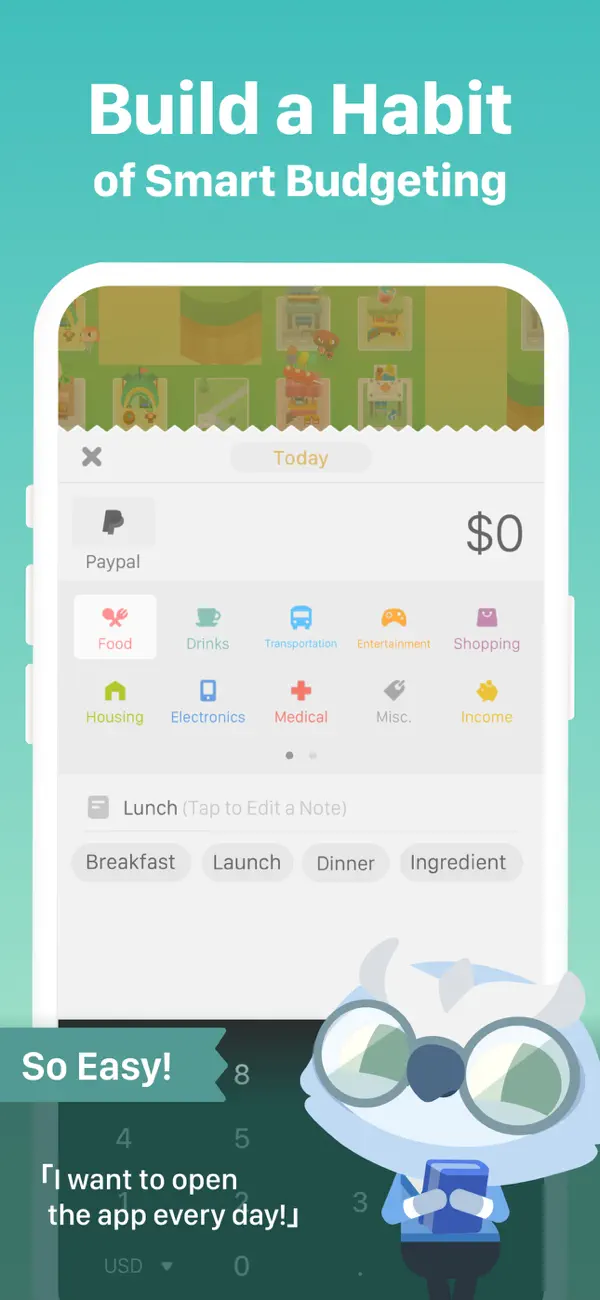 Screenshot #1 pour Fortune City: Expense Tracker