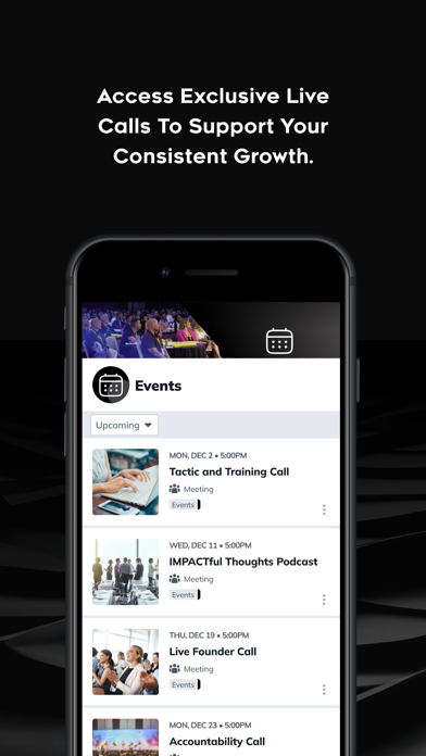 Impact Elite Coaching iPhone screenshot 2 - Business app