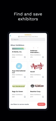 SFA Events screenshot