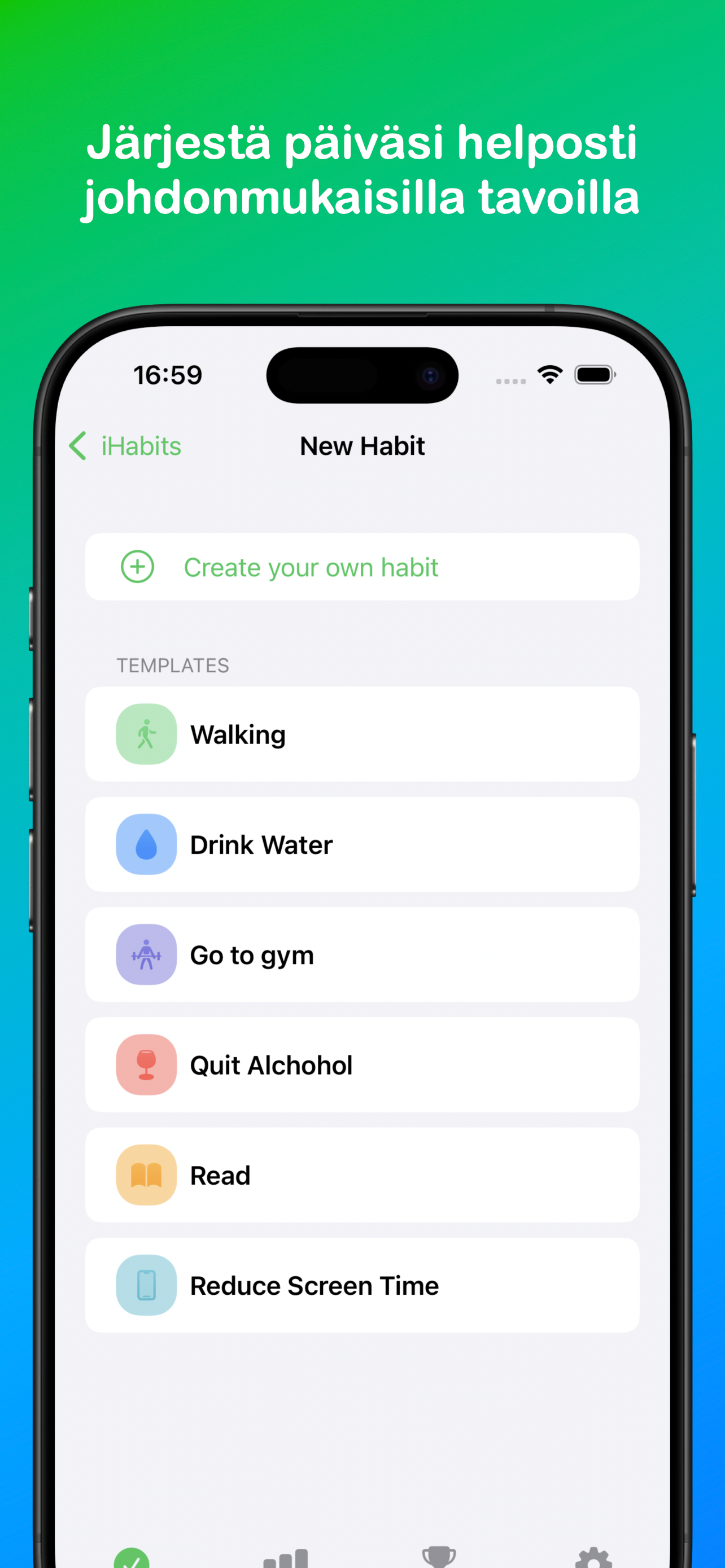 iHabits:Tottumusseuranta